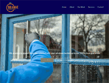 Tablet Screenshot of orangewindowcleaning.com